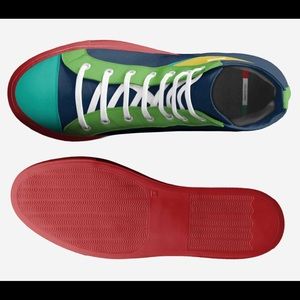 AUDACITY Italian Leather Unisex multicolor sneaker